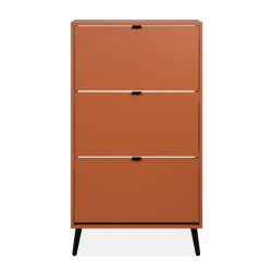 CaliCosy Schoenenkast met 3 kleppen en 2 vakken per klep, 70 cm vigo