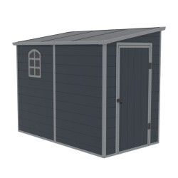 Westmann Kunststof aanbouw tuinschuur hortus l -248x134x194cm -