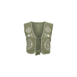Only Onlthyra sl emb vest wvn dessin