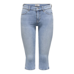 Only Onlblush mw slit capri dnm pim noos blue denim