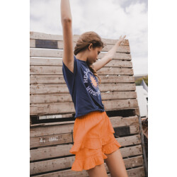 Looxs Revolution Jersey mouwloze top navy voor meisjes in de kleur