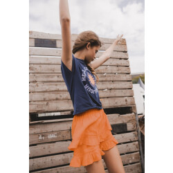 Looxs Revolution Jersey mouwloze top navy voor meisjes in de kleur