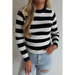 The Dezzy Factory Stripe top | zwart
