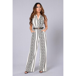 The Dezzy Factory Lena jumpsuit met riem |