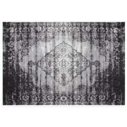 Brix vloerkleed kelly vintage black 170x240 katoen