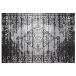 Brix vloerkleed kelly vintage black 290x200x1 katoen