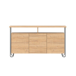 CaliCosy Buffet 3 deuren en metalen poten dilly l130 cm