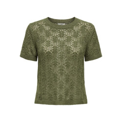 Jacqueline de Yong Jdykofi bayo ss o-neck pullover kn army