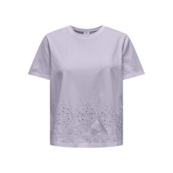 Jacqueline de Yong Jdycif ss broderie anglaise top lila