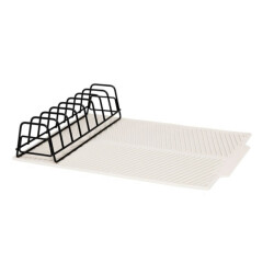 Casa di Elturo Siliconen druipmat met afdruiprek – antislip vaatdroogmat – 43,5 x 33 x