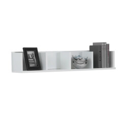 CaliCosy Wandplank met 4 compartimenten l92 cm point