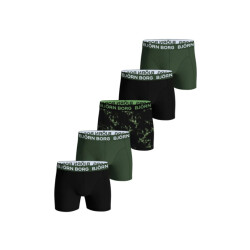 Björn Borg Björn borg cotton stretch boxer 5-pack – leaves