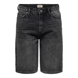 Only Onlsonny hw wide dnm shorts noos black denim