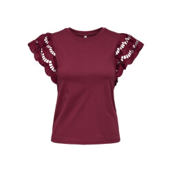 Only Onlmacy ss o-neck mix top box jrs wijn