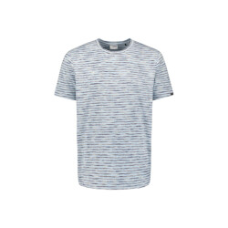 No Excess T-shirt crewneck multi coloured melange stripes dessin