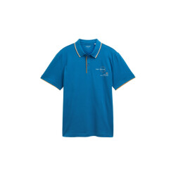 Tom Tailor Polo pique ss petrol