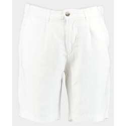 Blue Coast Korte broek 100% linnen 502/0000 blanco