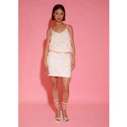 Studio Amaya X poespas runaway bride top pailletten