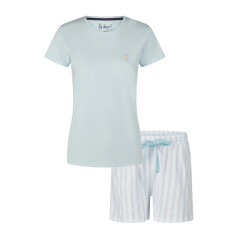 By Louise Dames korte pyjama set shortama ice cream