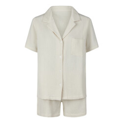 By Louise Dames korte pyjama set mousseline shortama