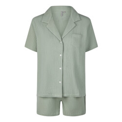 By Louise Dames korte pyjama set mousseline shortama