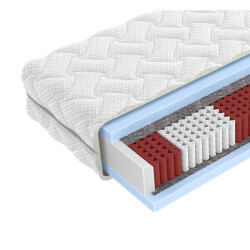 Beddenscout24 Alpine matras 100x210 hr koudschuim 23cm dik ergonomisch antibacterieel -