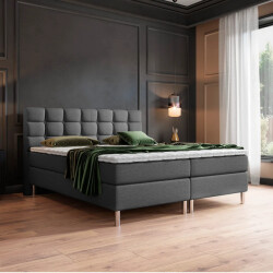 Beddenscout24 Boxspringbed helmond 160x200 inclusief cm matras en topper