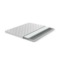 Beddenscout24 Luxe hybride micropocket topper 11cm 160x210 cm