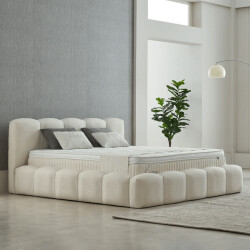 Beddenscout24 Boxspring met opbergruimte 180x200 - kaona inclusief 30 cm matras en