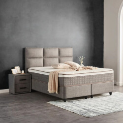 Beddenscout24 Boxspring bed met opbergruimte 140x200 cm - opbergbed zelda