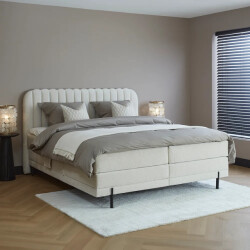 Beddenscout24 Boxspringbed elektrische complete set 160x200 gebroken amanda
