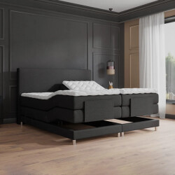 Beddenscout24 Boxspringbed elektrische nika 180x200 inclusief cm matras en topper