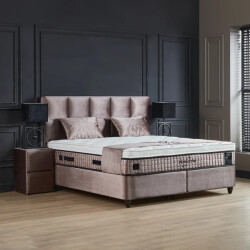 Beddenscout24 Boxspring bed met opbergruimte 140x200 cm - opbergbed phantom