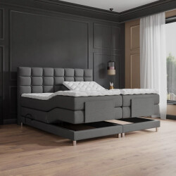 Beddenscout24 Boxspringbed elektrische dublin 160x200 inclusief cm matras en
