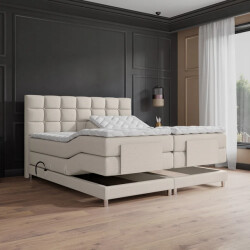 Beddenscout24 Boxspringbed elektrische dublin 160x200 inclusief cm matras en