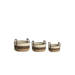 Light & Living mand kin Ø33x23cm - set van 3