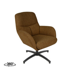Label51 Fauteuil chill zone coral boucle