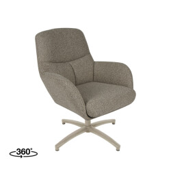 Label51 Fauteuil chill zone truffel boucle