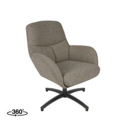Label51 Fauteuil chill zone truffel boucle