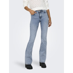 Only Onlblush mid sk flared dnm tai864 n blue denim