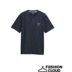 Tom Tailor Fine stripe nep henley