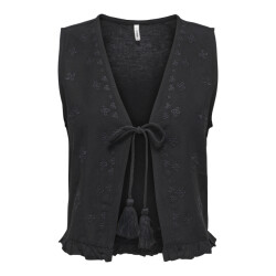 Only Onljakiri linen sl emb vest ptm -