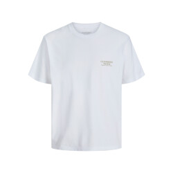 Jack & Jones Jorhydra photo tee ss crew neck off-white