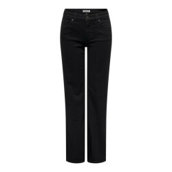 Only Onlblush mid straight dnm rea2343 n black denim