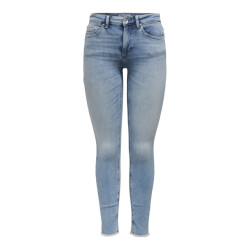 Only Onlblush mid skin ank rw dnm cro349 blue denim