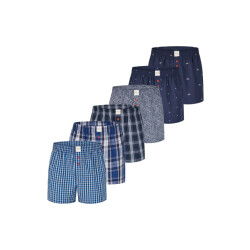 Phil & Co Wijde boxershorts heren 6-pack pack d510