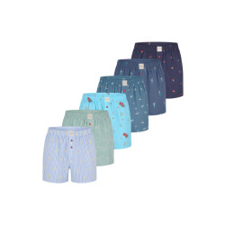 Phil & Co Wijde boxershorts heren 6-pack pack d525