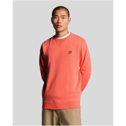 Lyle and Scott Sweater crew neck koraal