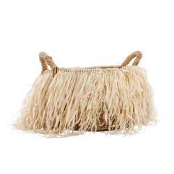 Bazar Bizar Raffia mand large