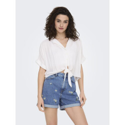 Only Onlpaula life s/s tie shirt wvn noo